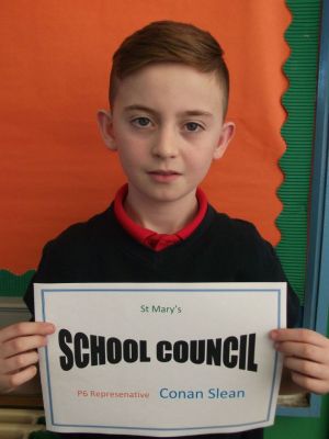 I am Conan and I am one of the P6 Representatives on the School Council