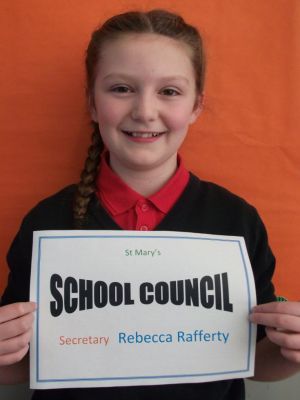 I am Rebecca and I am the Secretary for the School Council