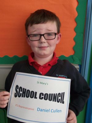 I am Daniel and I am one of the P5 Representatives on the School Council
