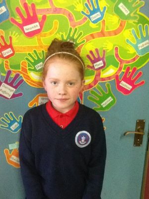 Ella represents P6 on the Eco Schools Council