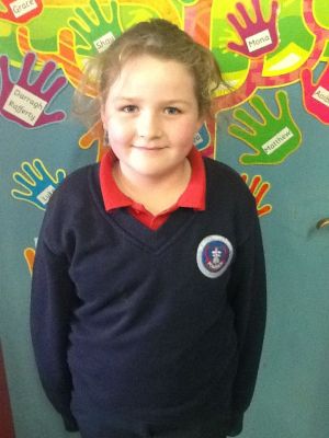 Roisin represents P4 on the Eco Schools Council