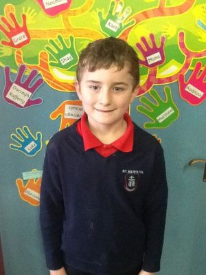 Michael represents P4 on the Eco Schools Council
