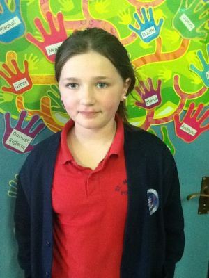 Emma-Jane represents P5 on the Eco Schools Council